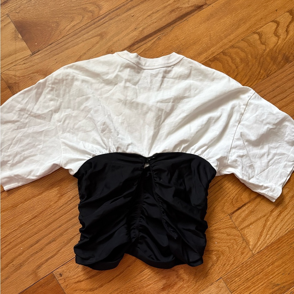 Alexander Wang White and Black Top - Picture 3 of 3